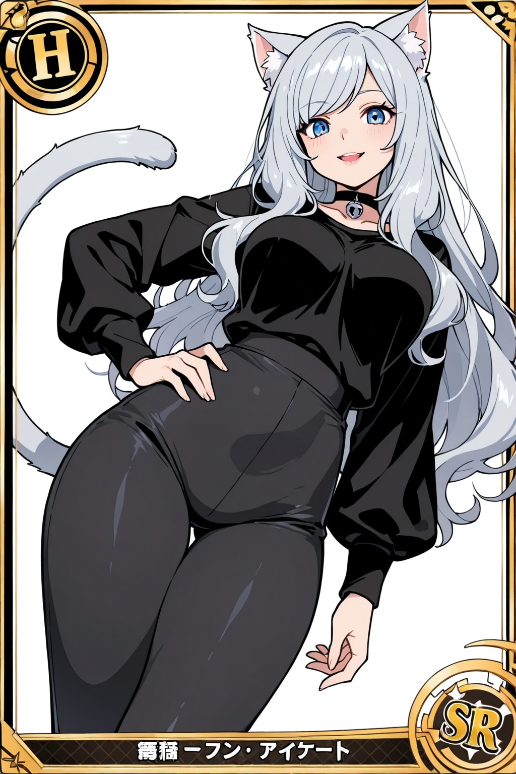 トレーディングカード風うちの子　ユキネ