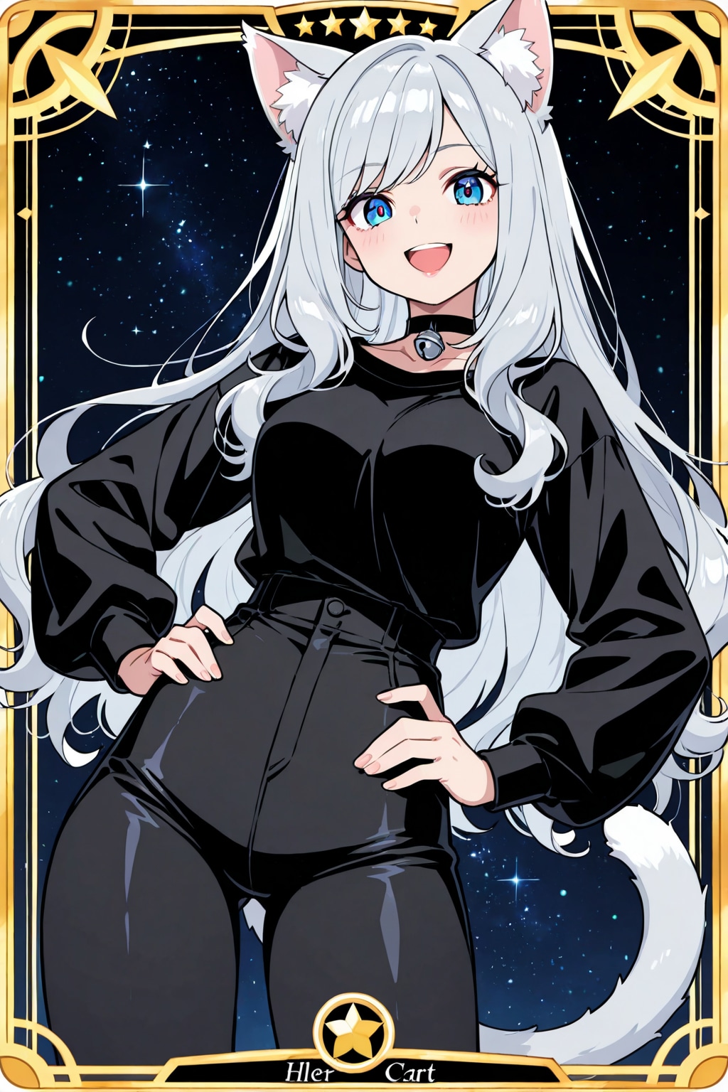 トレーディングカード風うちの子　ユキネ