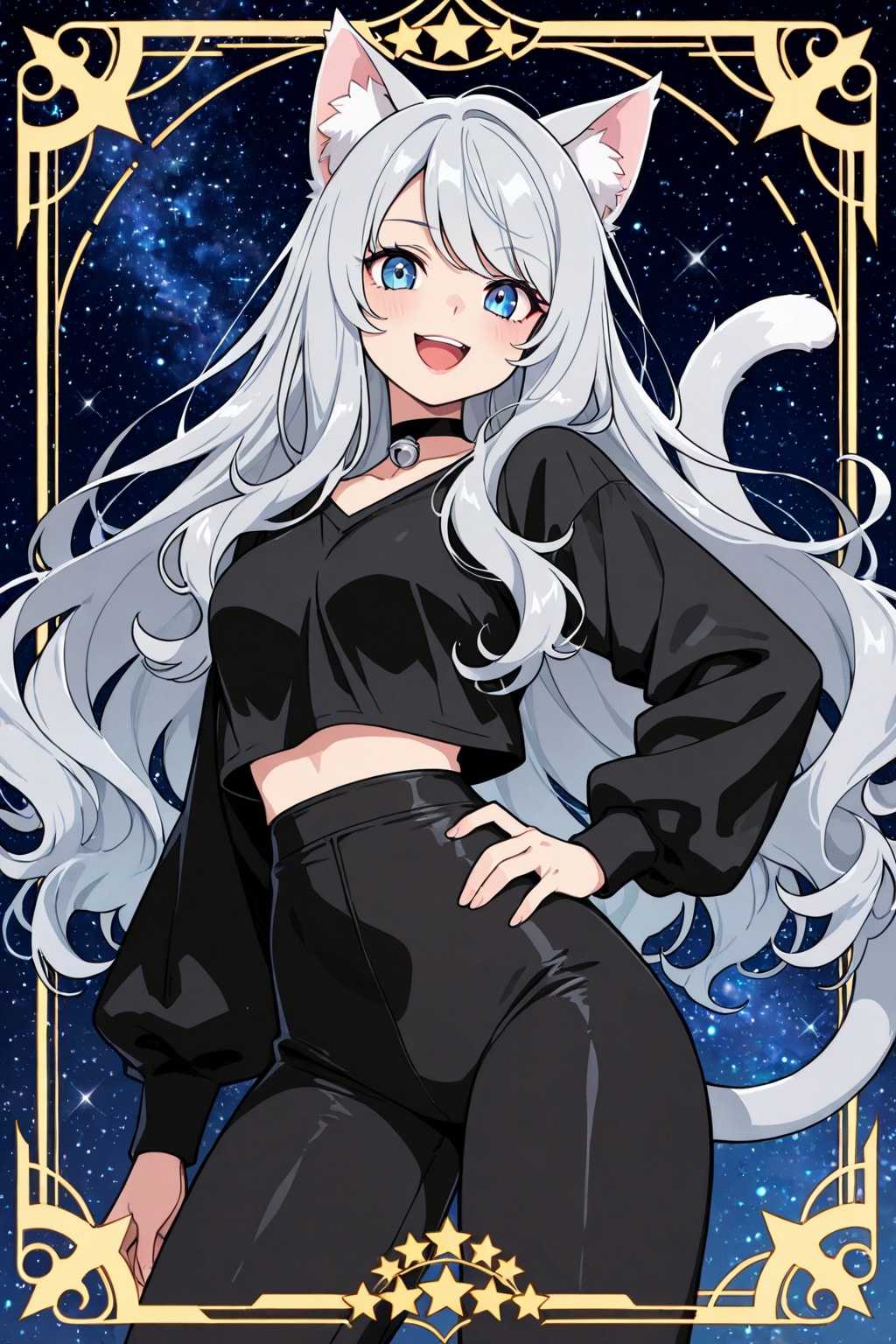 トレーディングカード風うちの子　ユキネ