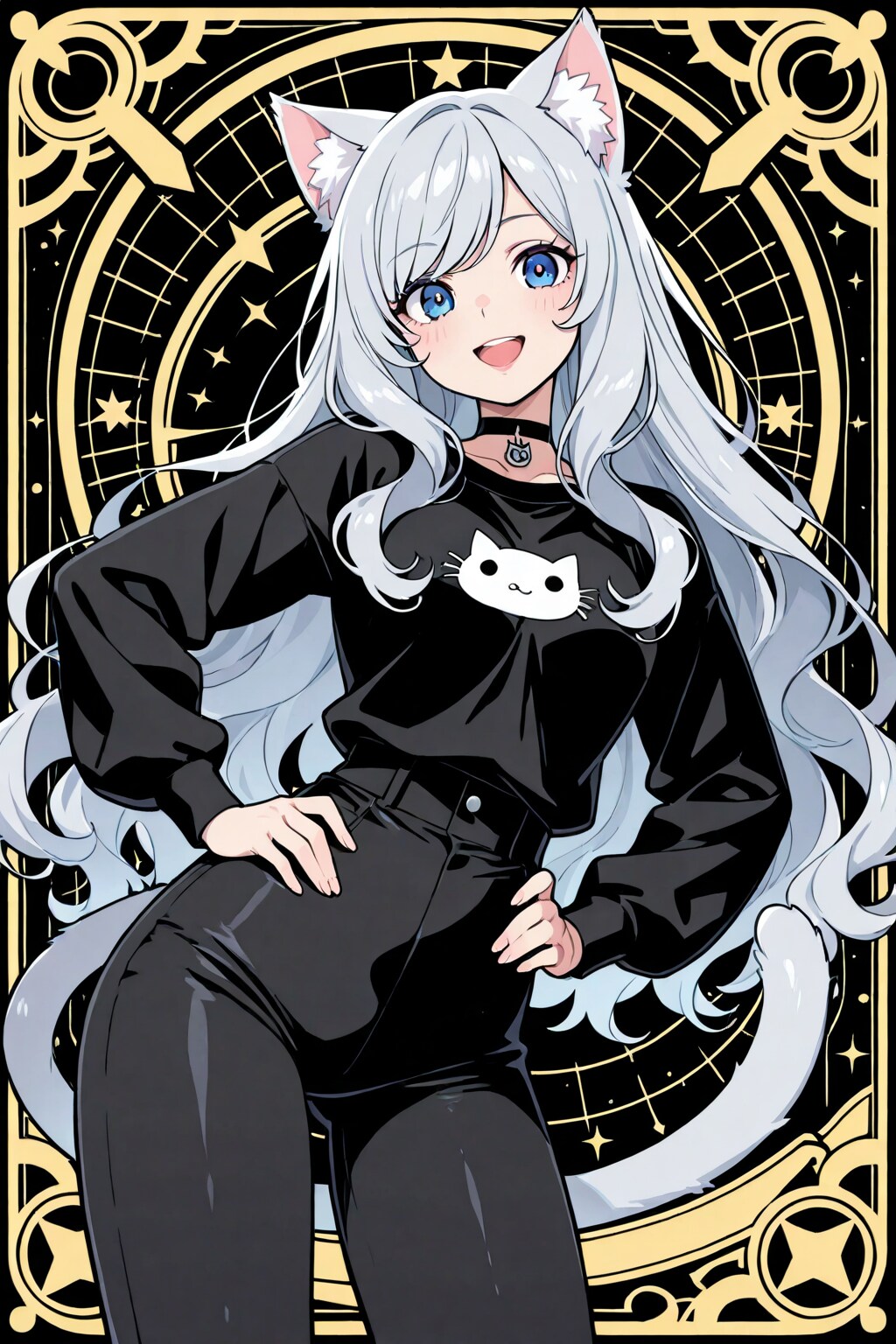 トレーディングカード風うちの子　ユキネ