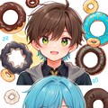 ドーナツとブラウン髪の少年★（12枚） 9枚目
