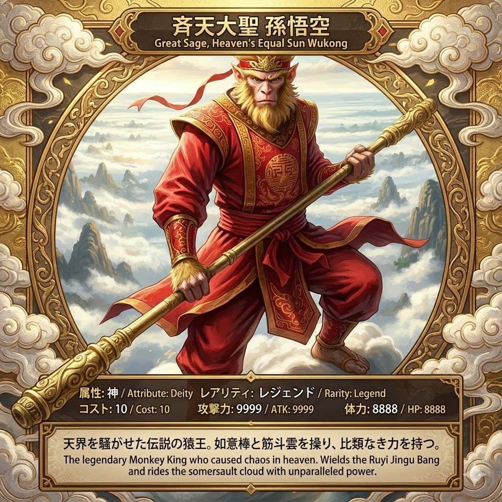 孫悟空のトレカ