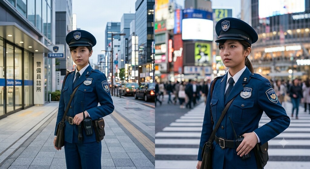 街なかコスプレ：警備員