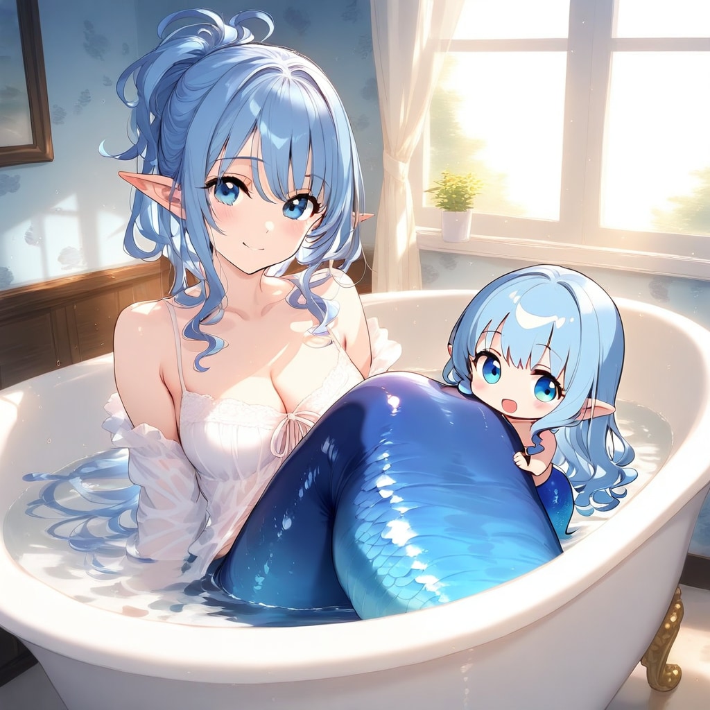 みんなお風呂が大好き‼