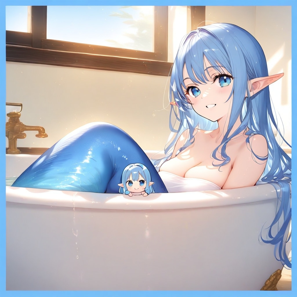 みんなお風呂が大好き‼