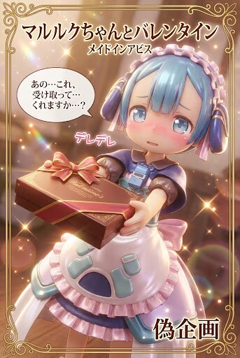 マルルクちゃんとバレンタイン　メイドインアビス | の人気AIイラスト・グラビア