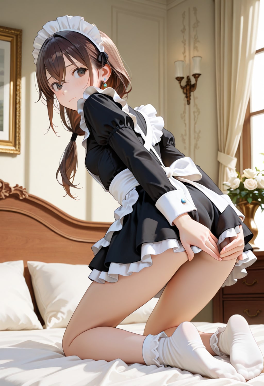 歩美 Maid Costumes (7)