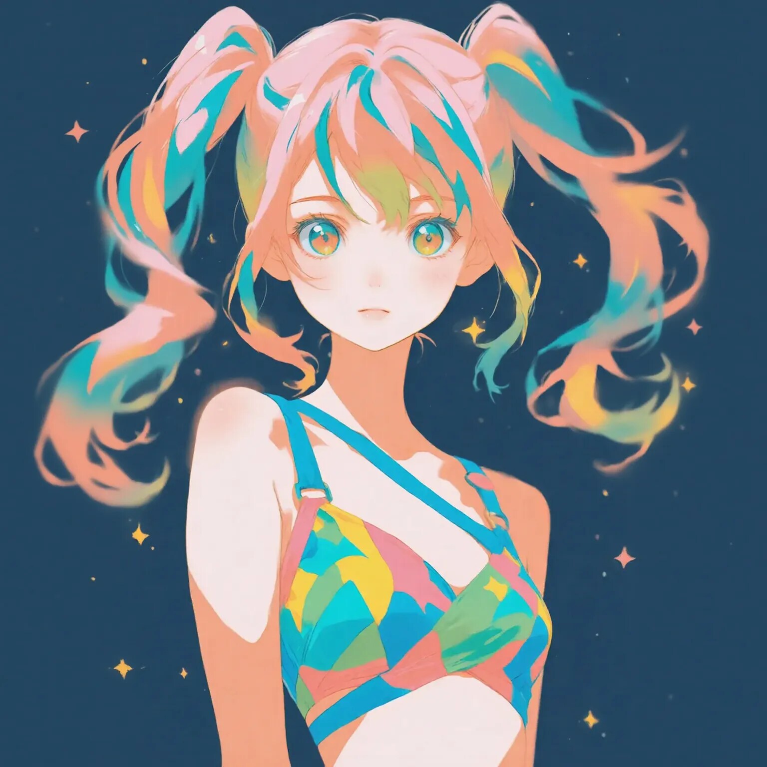 マルチカラー ガール