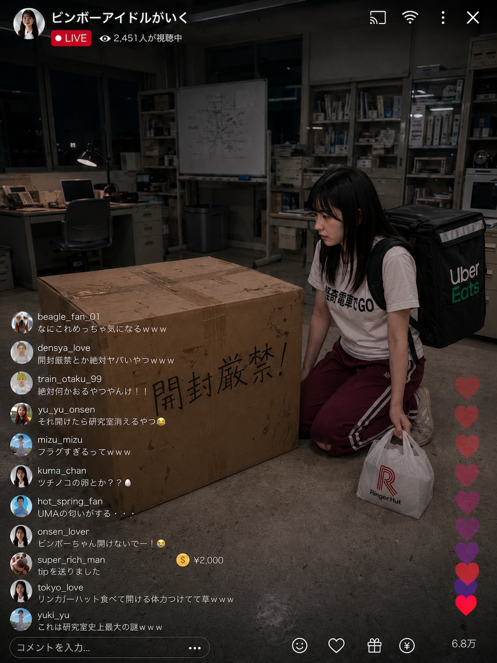 ビンボーアイドルがいく Uber編2