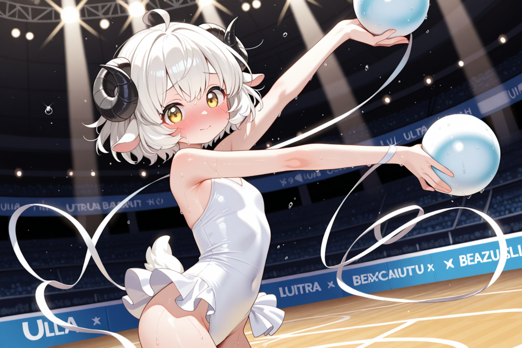 この服・・・・恥ずかしいですぅ・・・・。(*ﾉωﾉ)