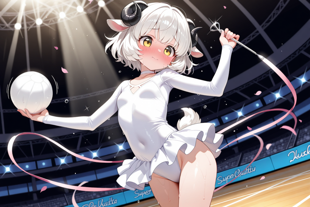 この服・・・・恥ずかしいですぅ・・・・。(*ﾉωﾉ)