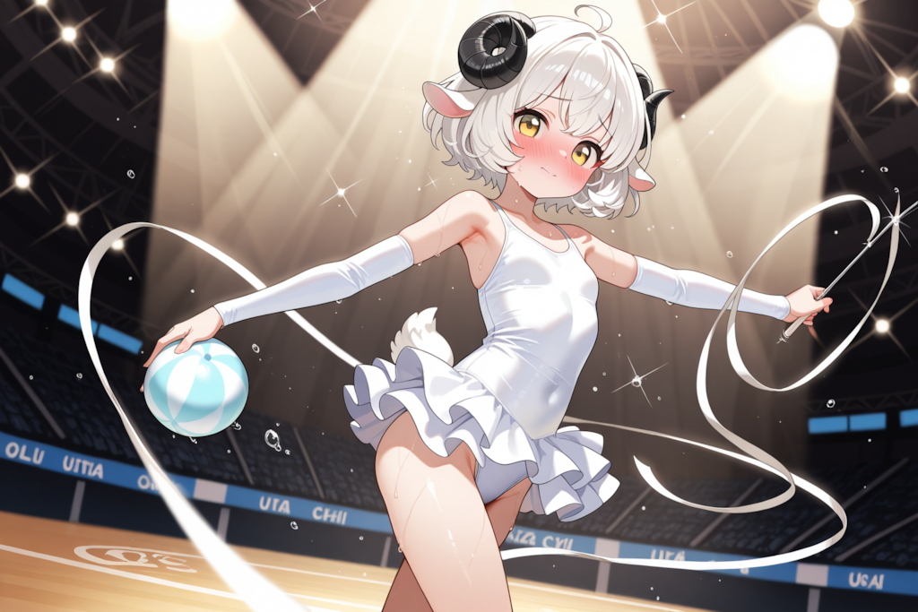 この服・・・・恥ずかしいですぅ・・・・。(*ﾉωﾉ)