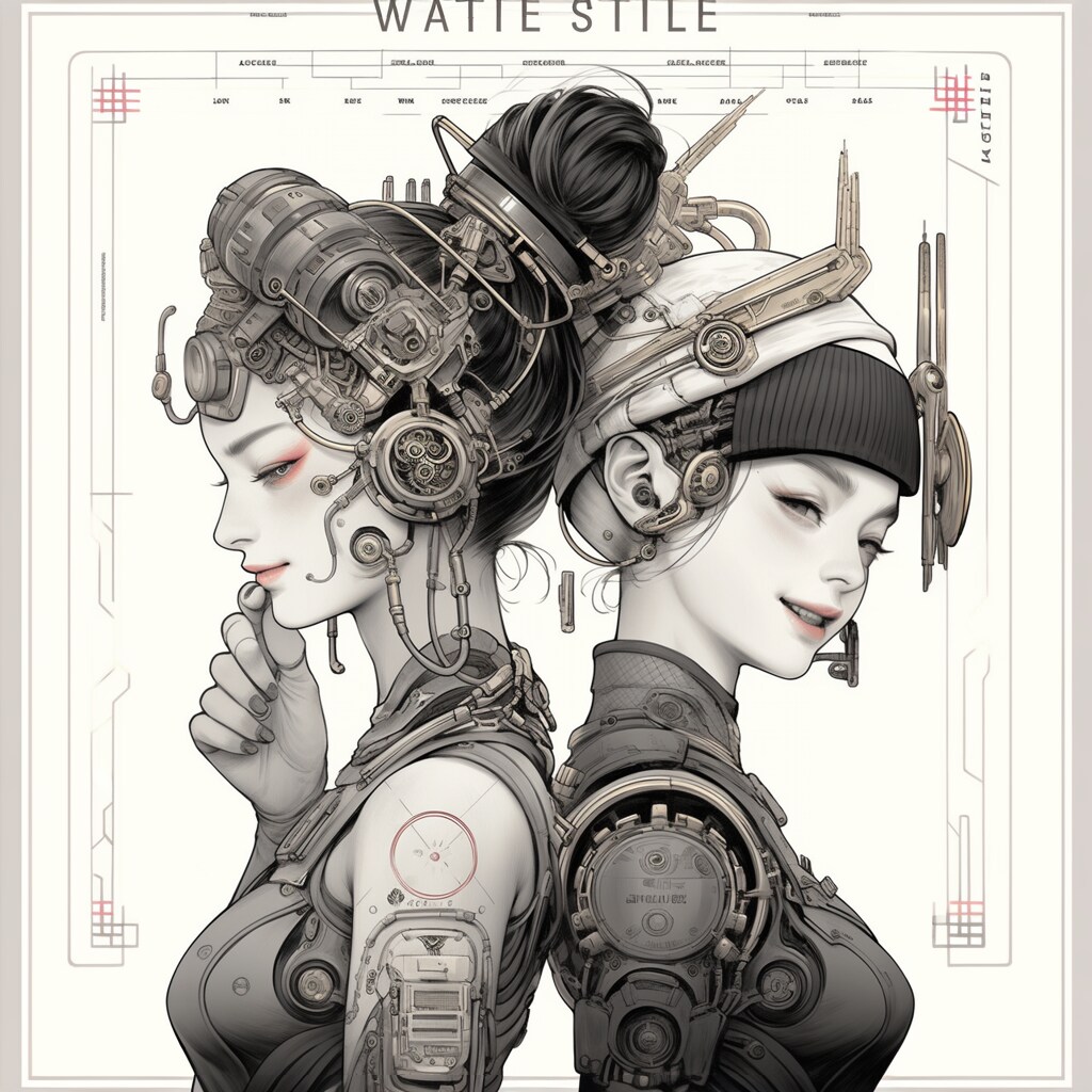 Two Cyber Girls 4🌸👘🇯🇵