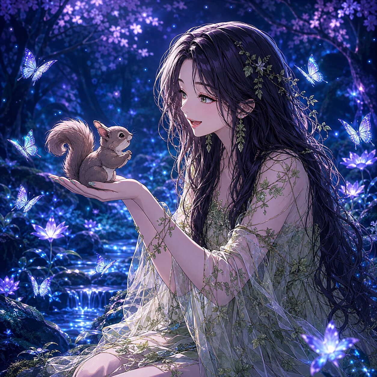 リスとリーフちゃん🌿