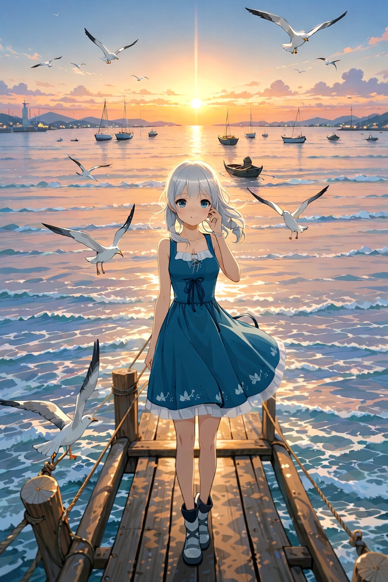 港の風景画展②