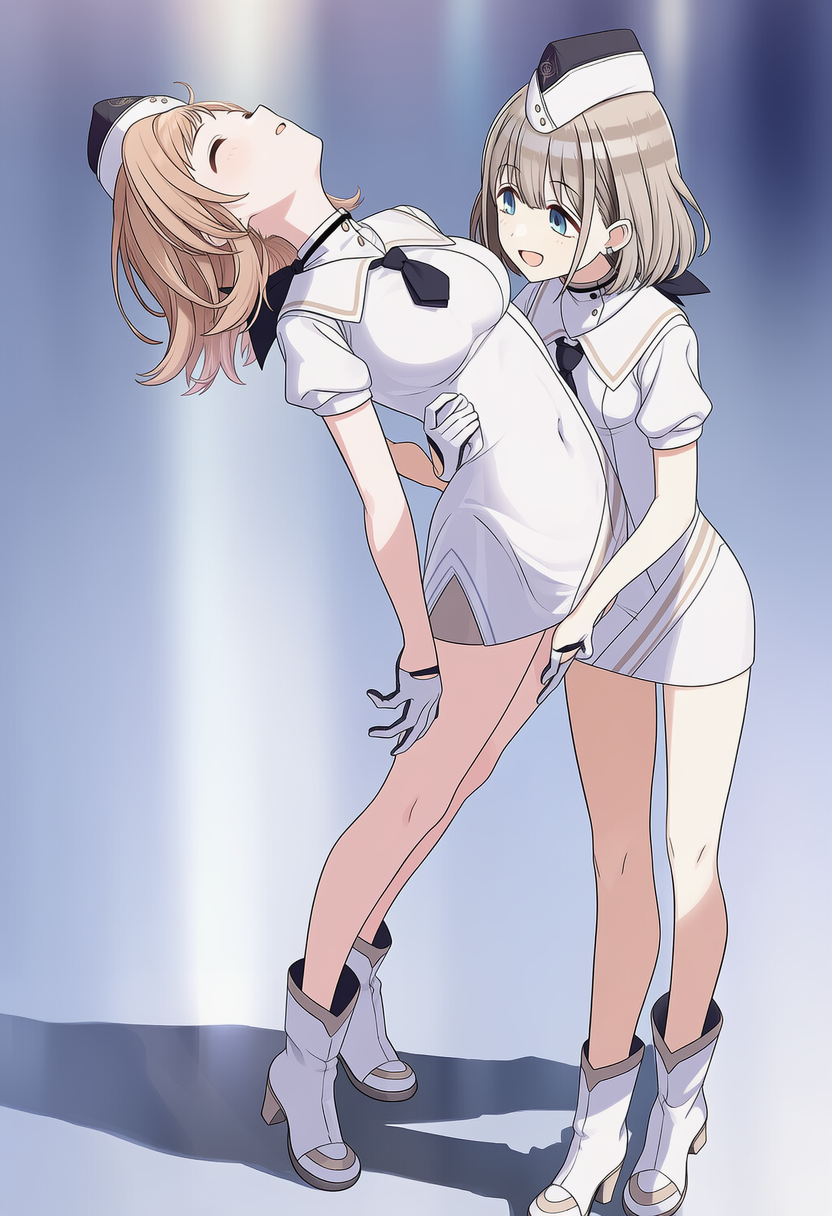 ブルアカオペレーター服　後ろ反り35