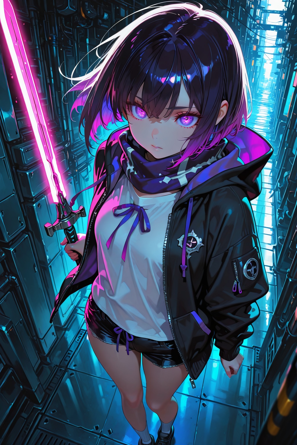 紫色が似合う女の子121