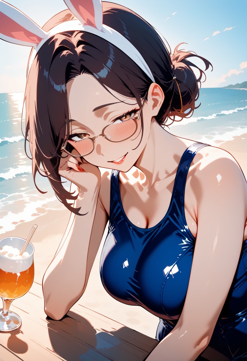 私、スク水しか持ってなくて…