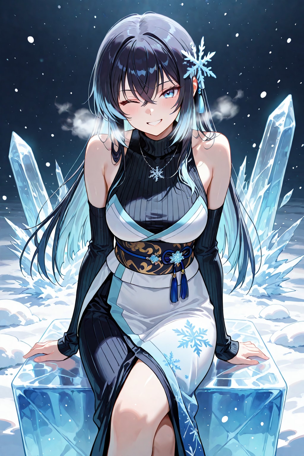 雪女ちゃん③ | の人気AIイラスト・グラビア