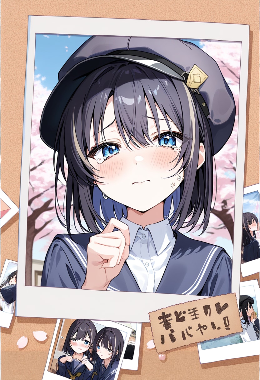 546 卒業アルバムの一枚紛れ込む帽子っ子