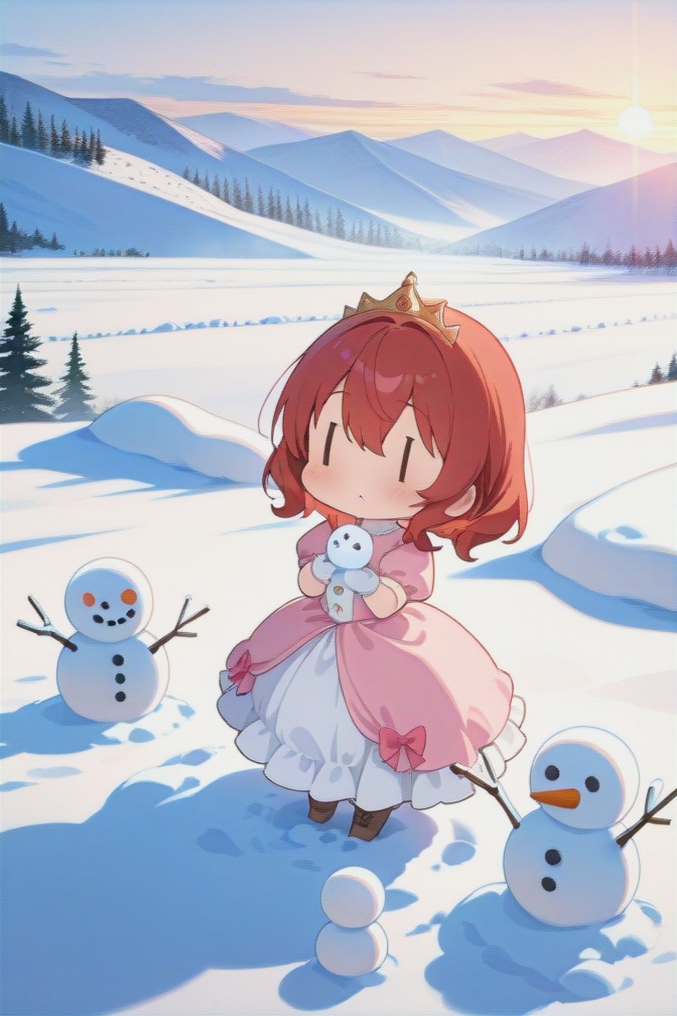 冬のプリンセスちゃん | の人気AIイラスト・グラビア