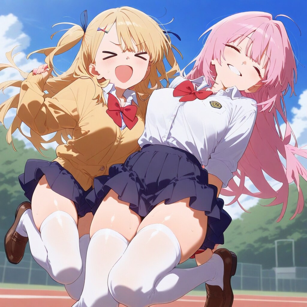 ゲンキ力爆発！ギャルJKコンビ！！