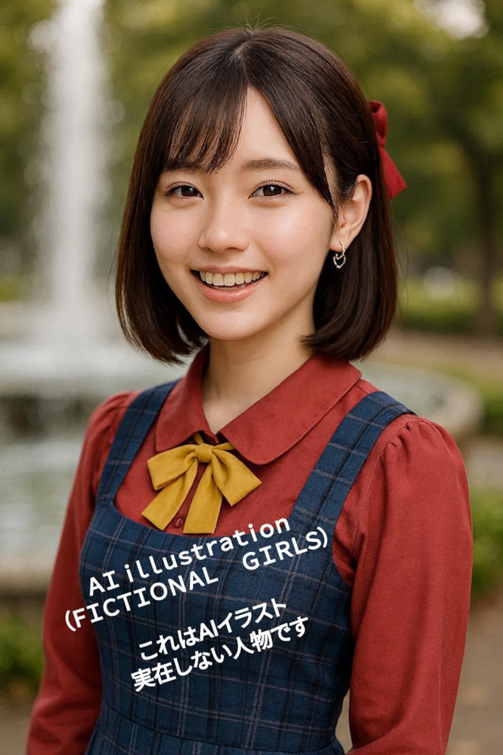 ミディアムヘア美少女