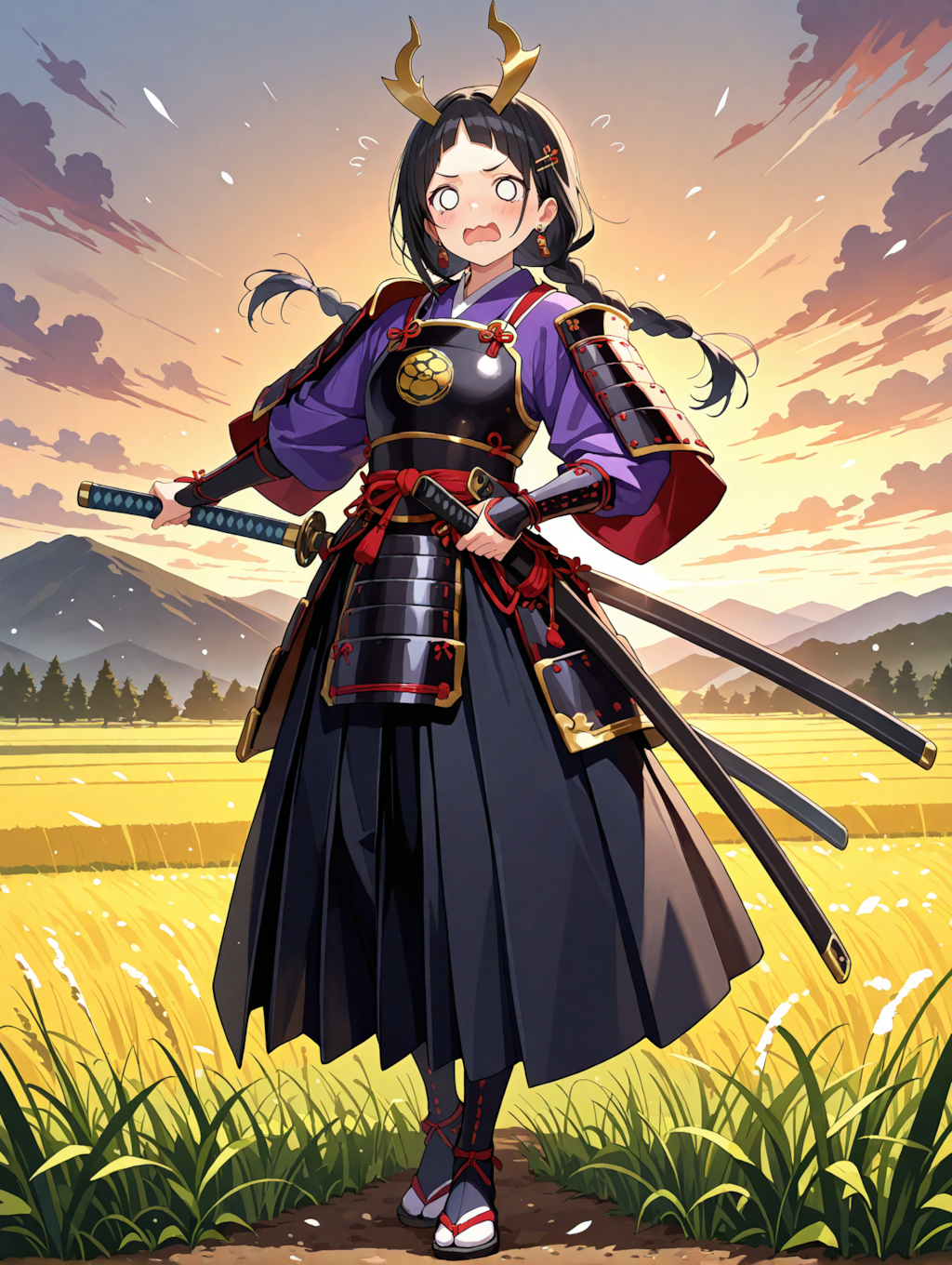 うちの子で唯一のツインテール（おさげは入りますか？）