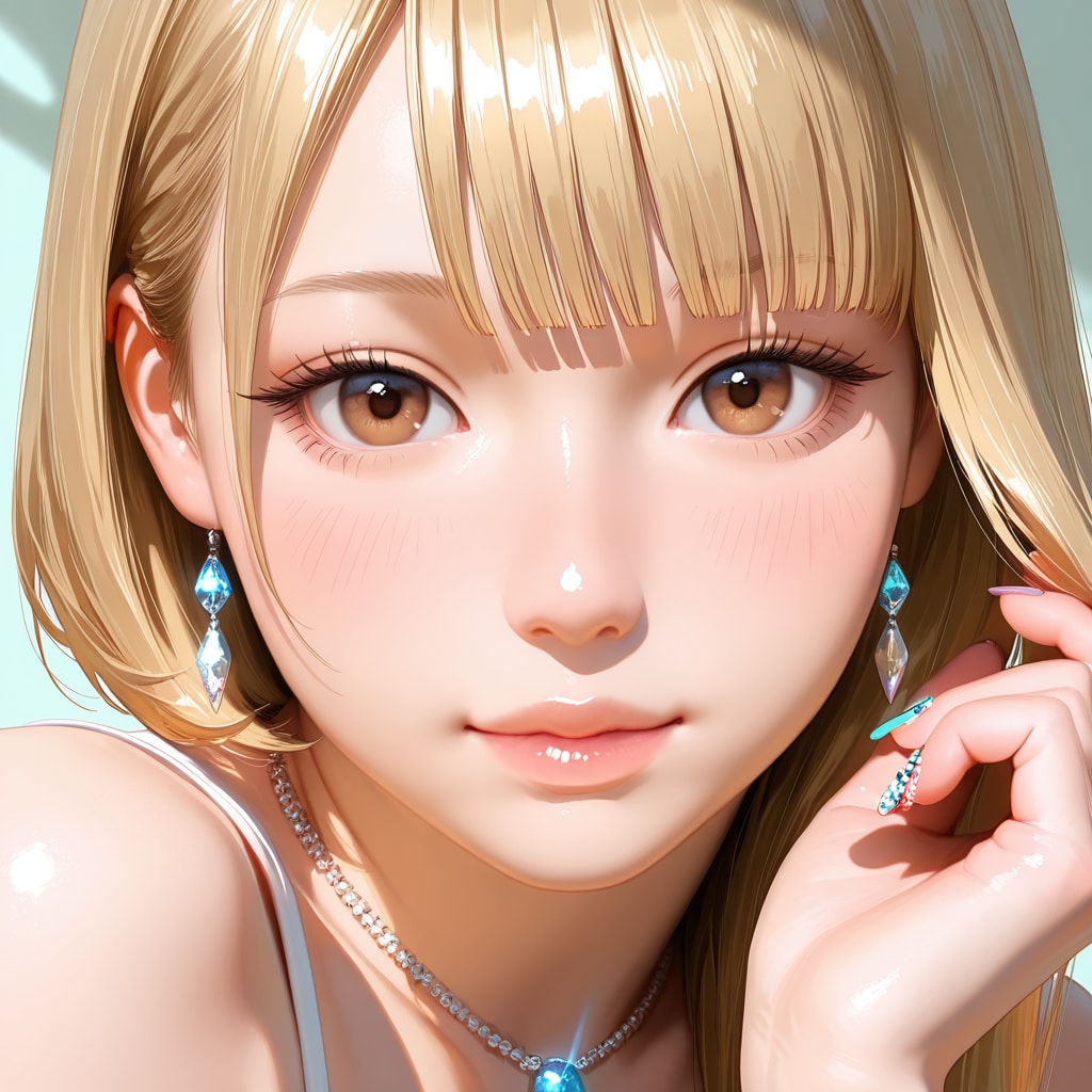 ぱっつん前髪 | の人気AIイラスト・グラビア