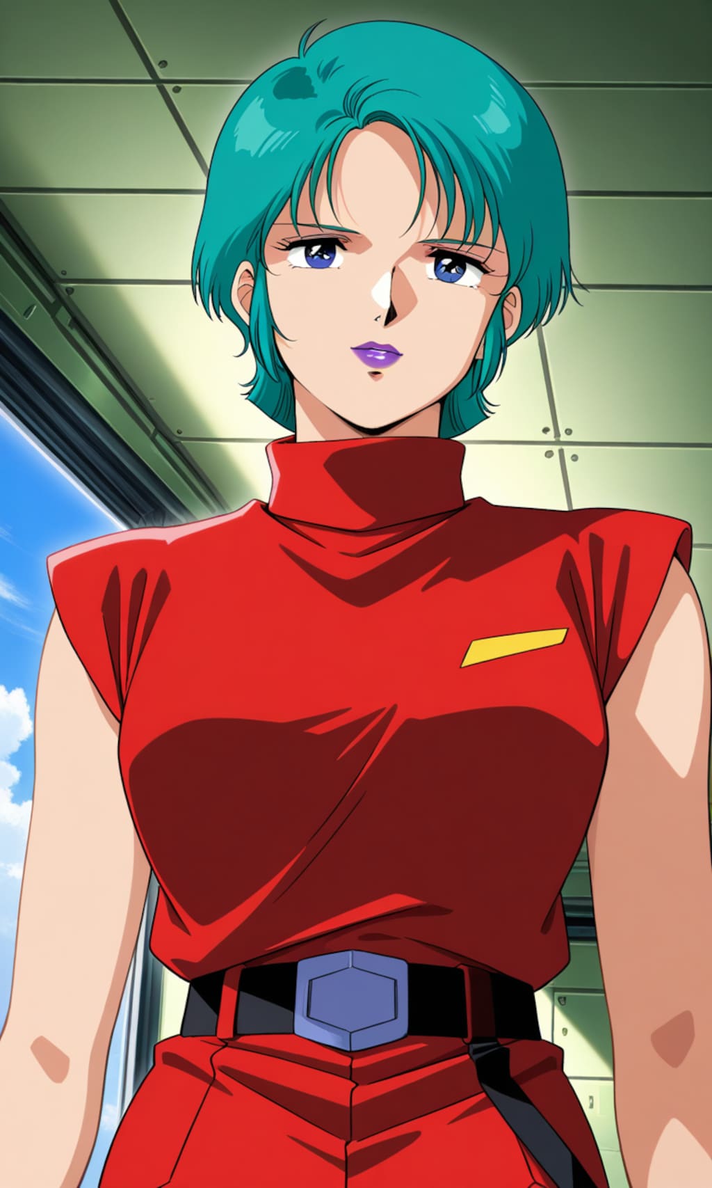 PixAIのLoRAモデルでフォウとサイコガンダム🇭🇰❣️