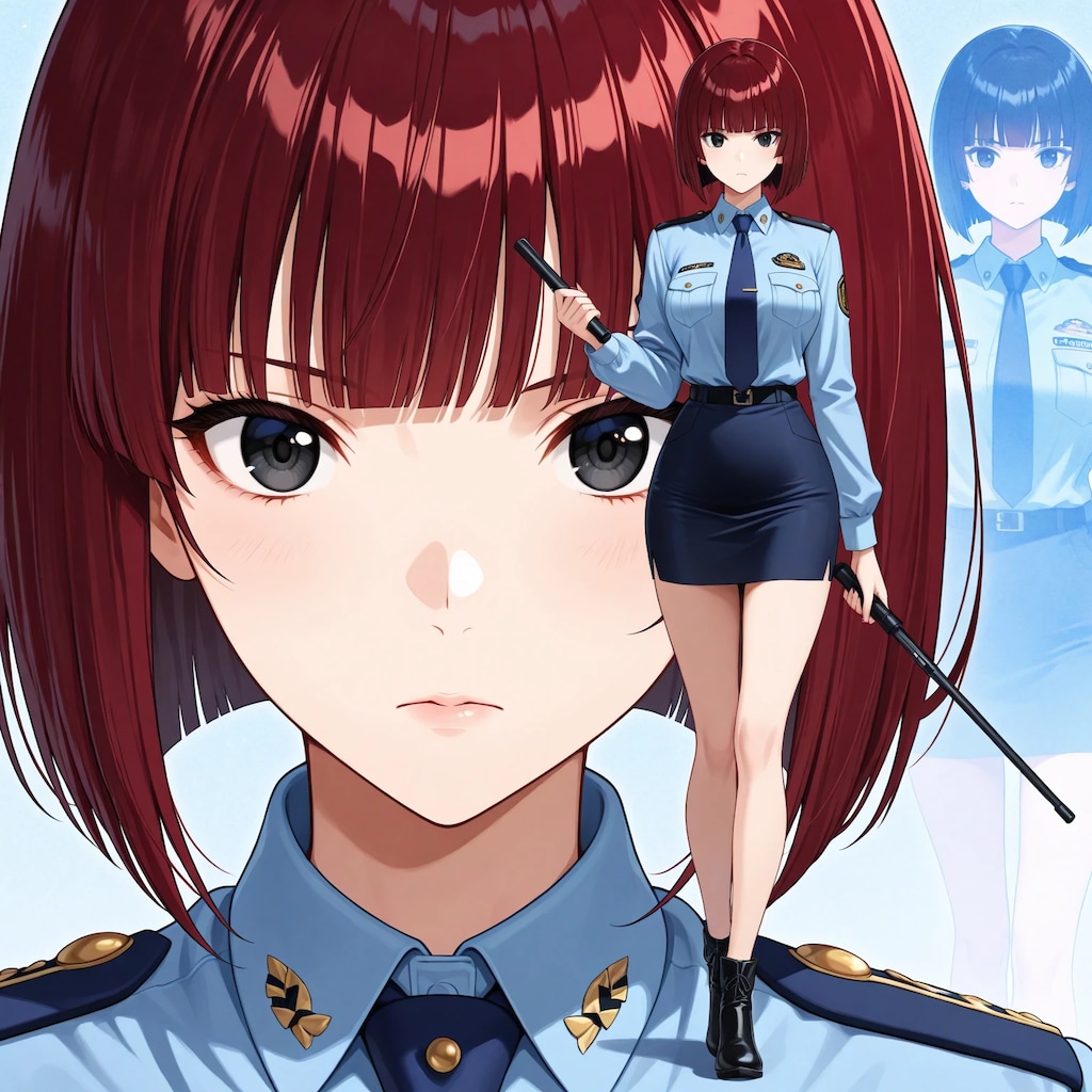 ボブカットぱっつん婦警｜ターゲットは、