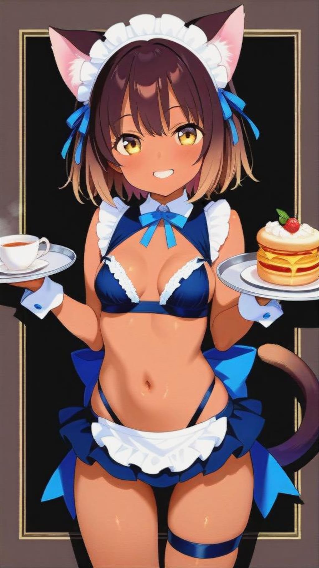 ランダム生成:ケモミミメイド娘ちゃん