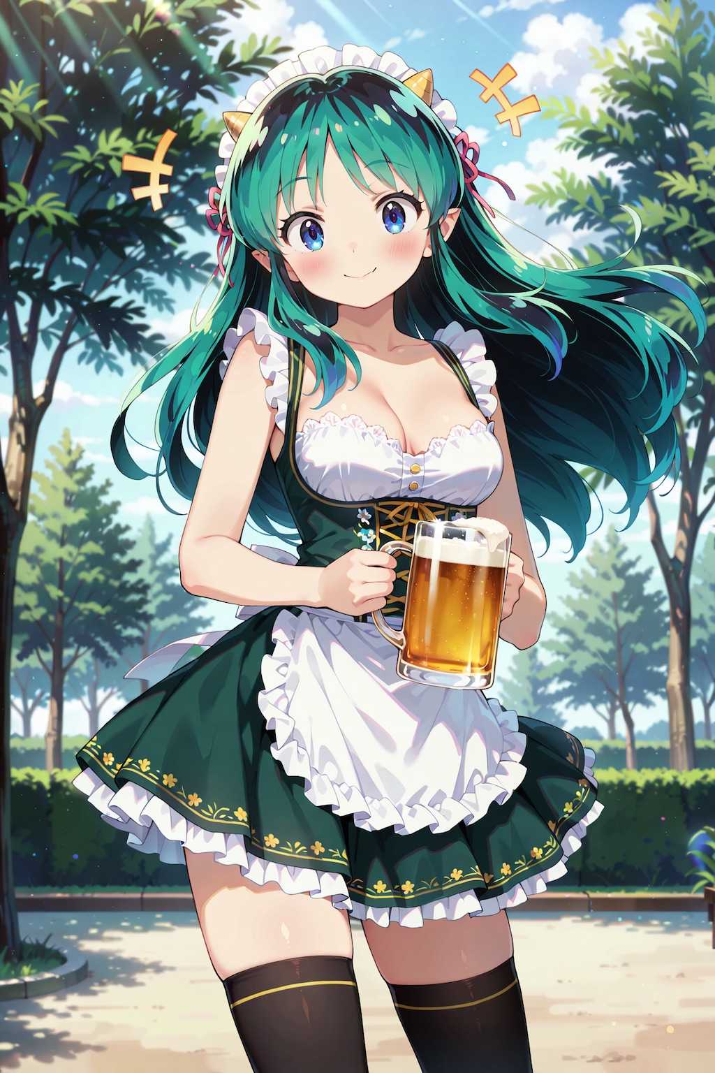 絶対領域に乾杯！ディアンドル・ラムちゃん Y706