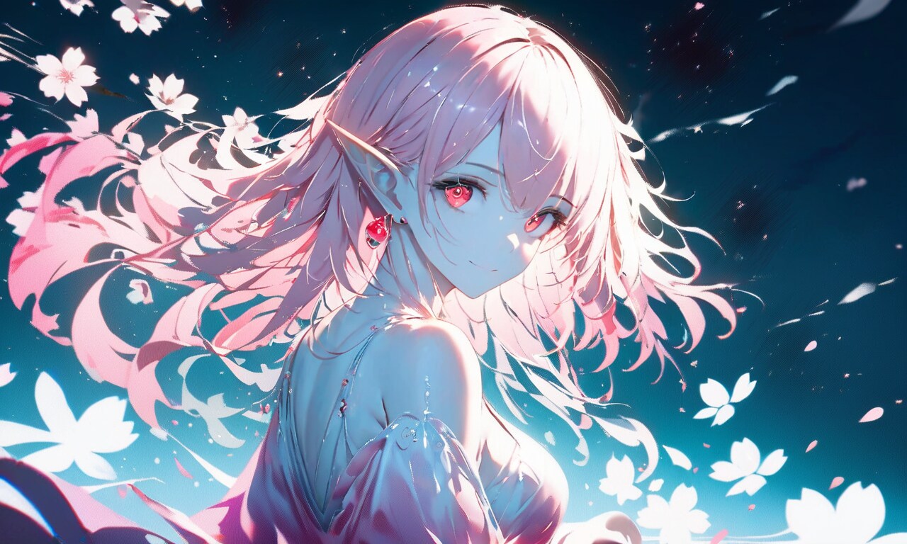 夜に舞う桜少女XL