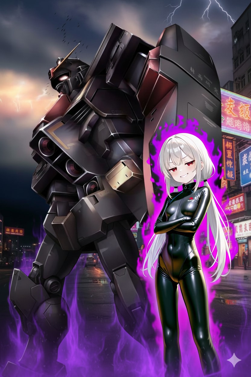 サイコガンダムとアイちゃん | の人気AIイラスト・グラビア