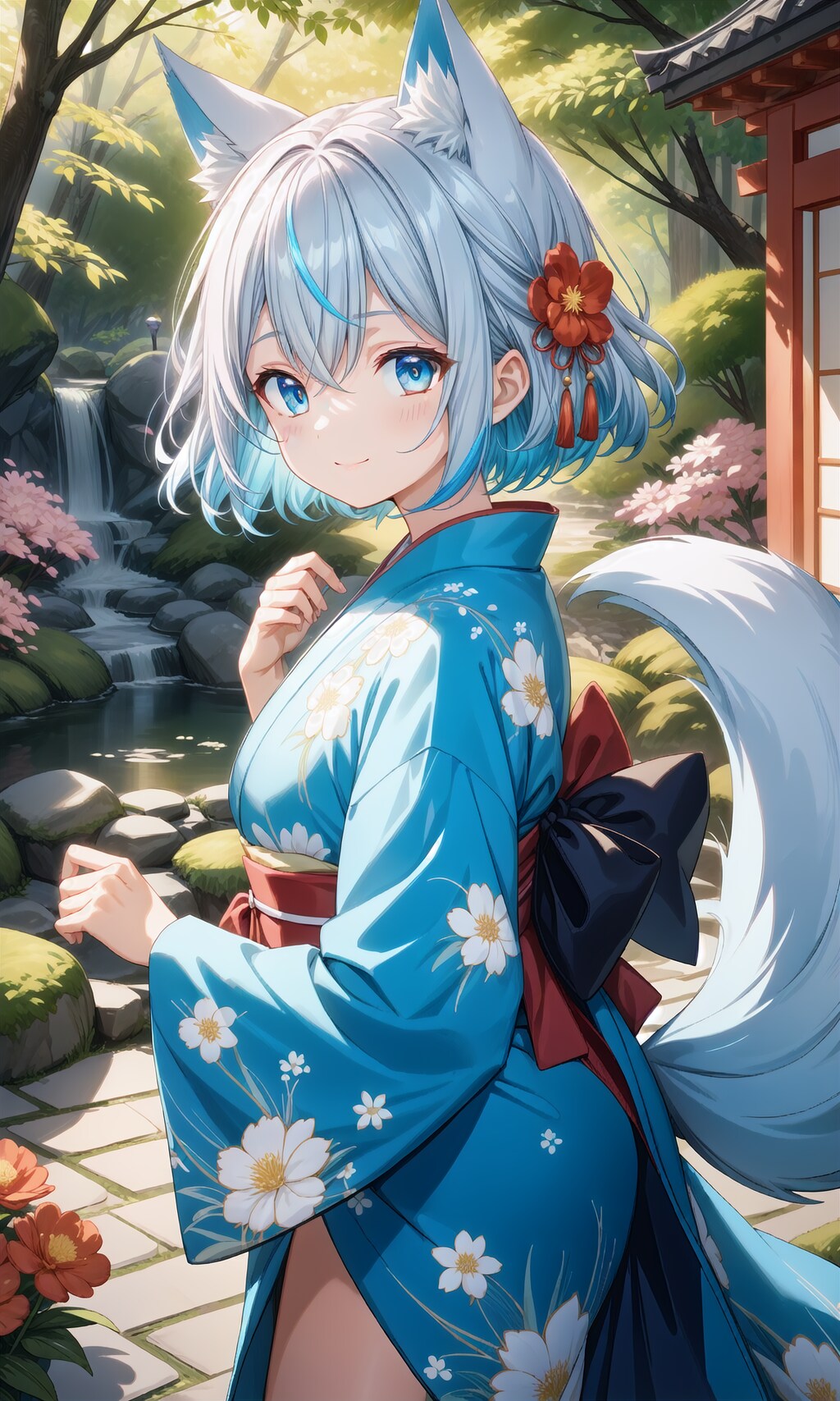 お庭、お散歩しませんか？