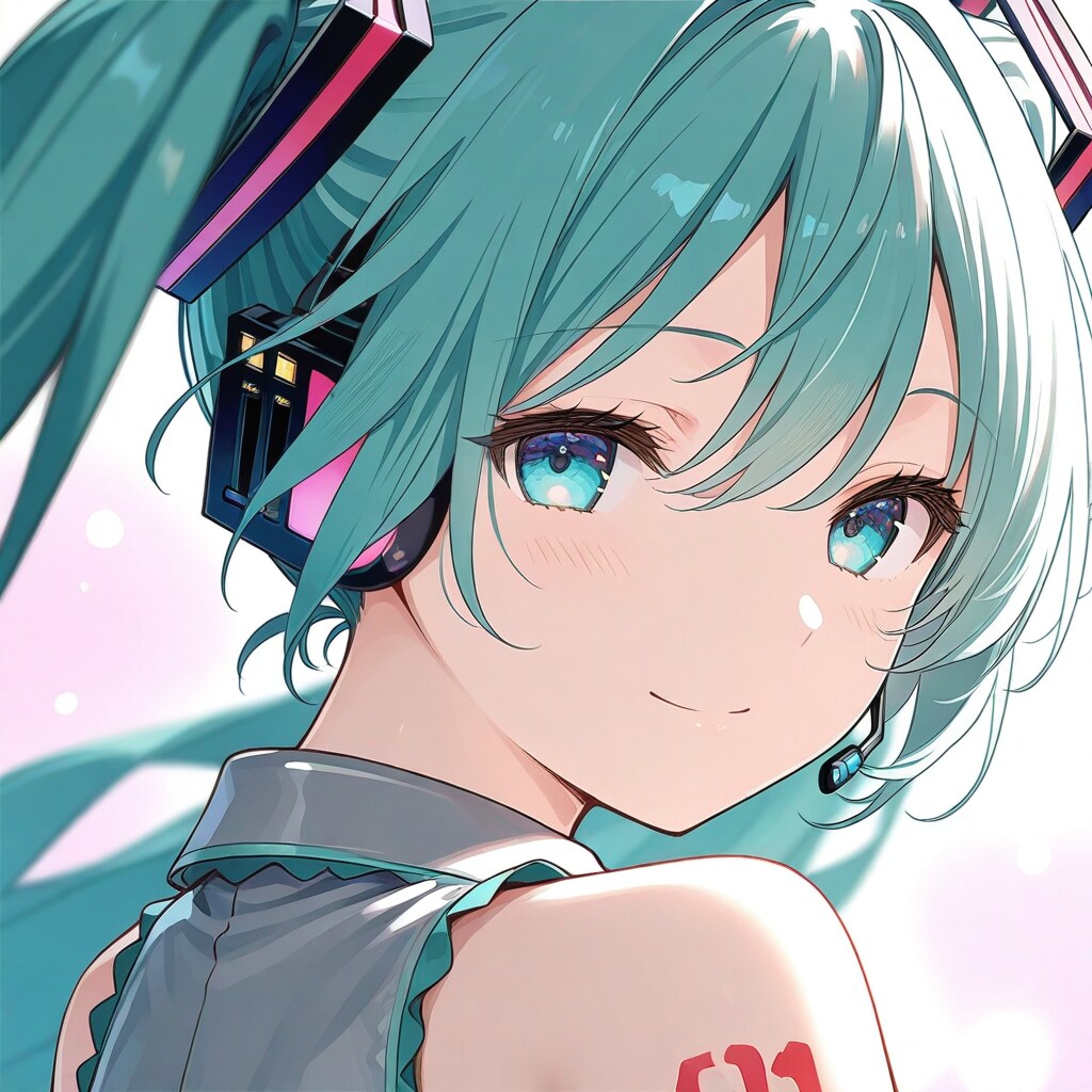 振り返って初音ミク
