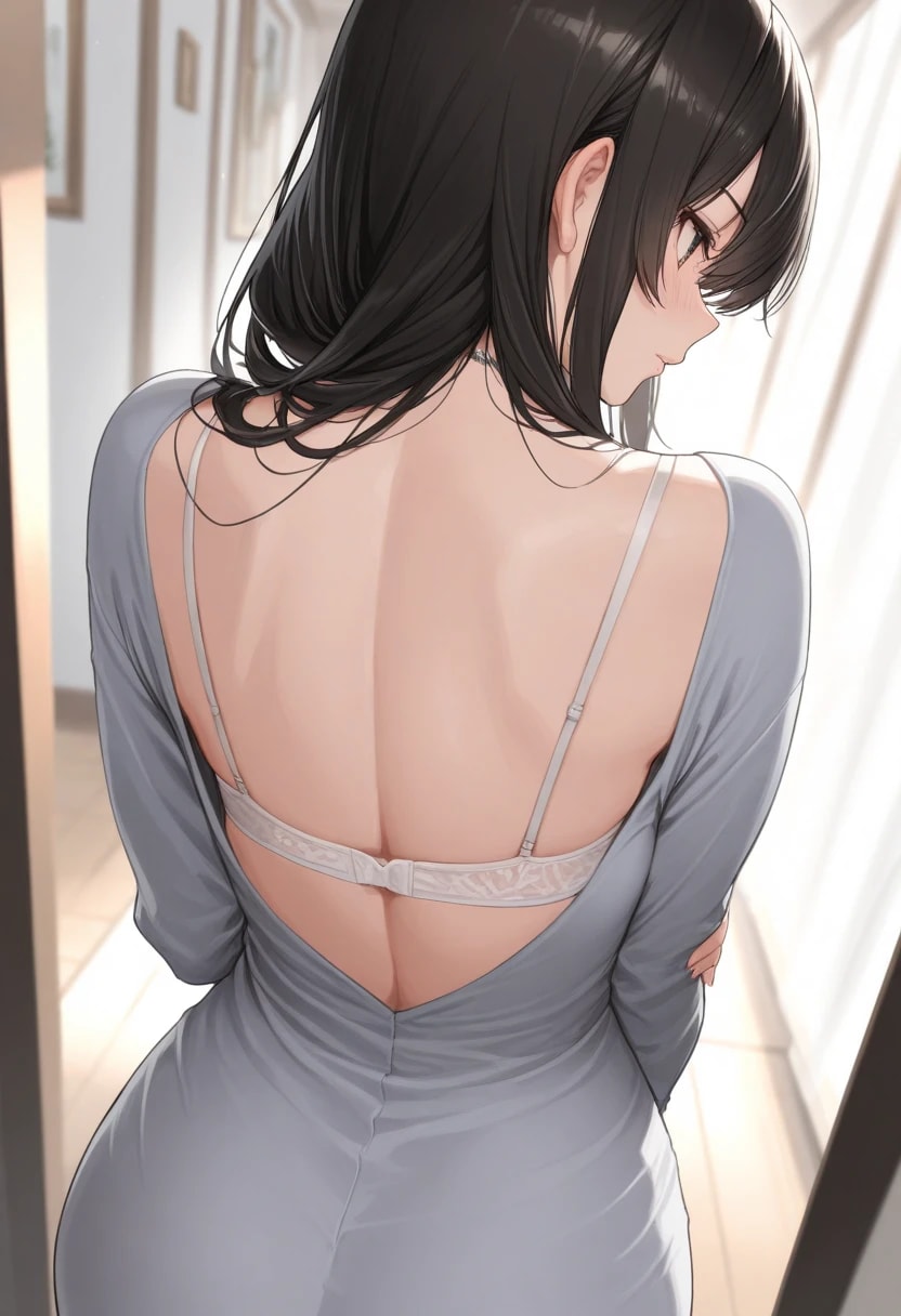 背中美人