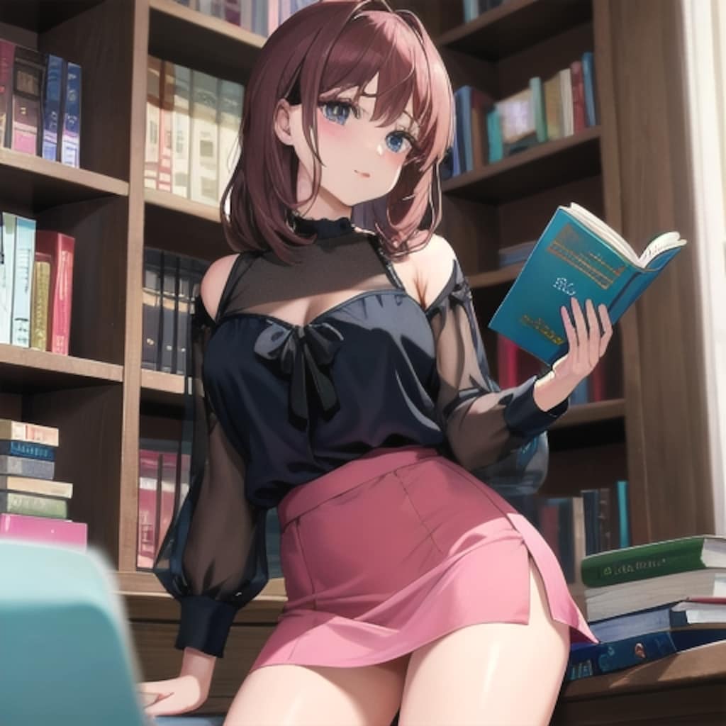 本屋さんの美少女