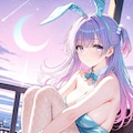 月バニー 3枚目