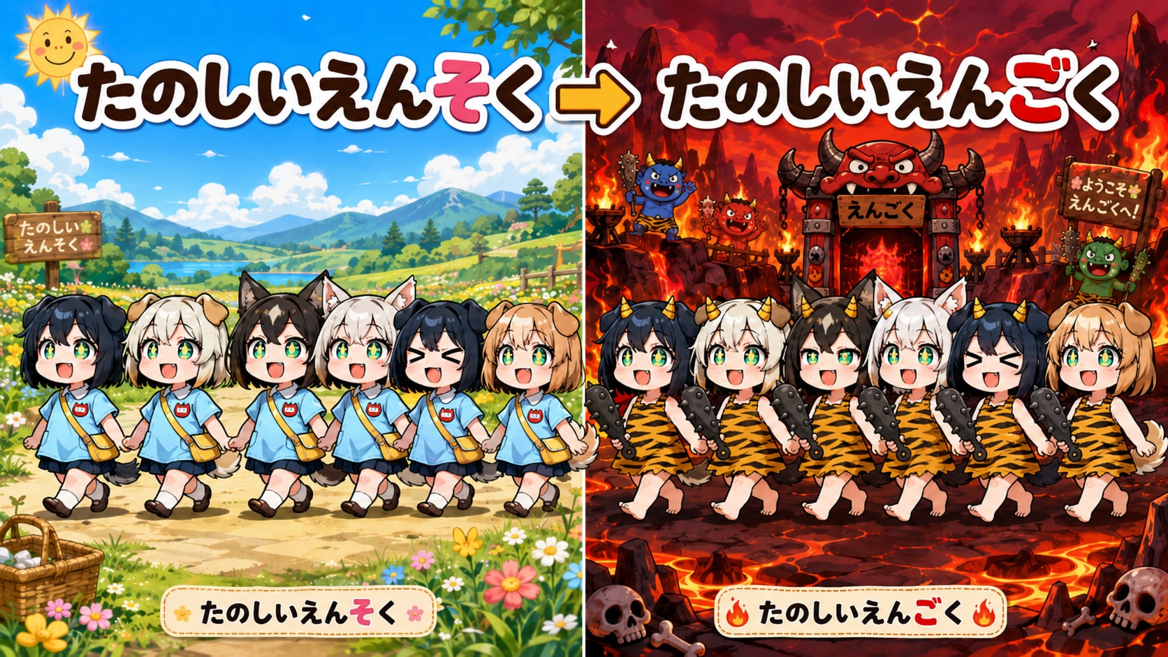 楽しい遠足が……？
