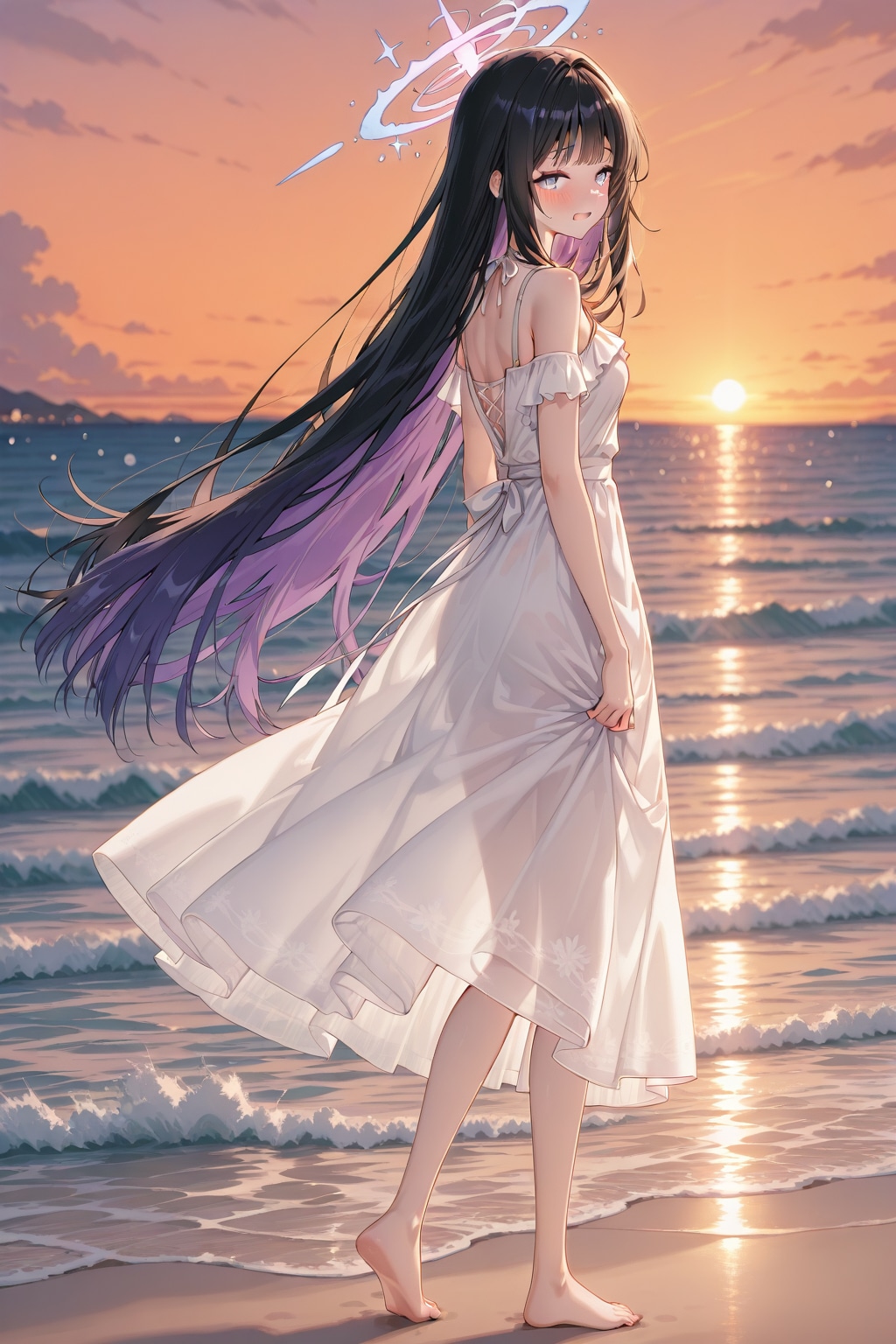 黄昏の渚