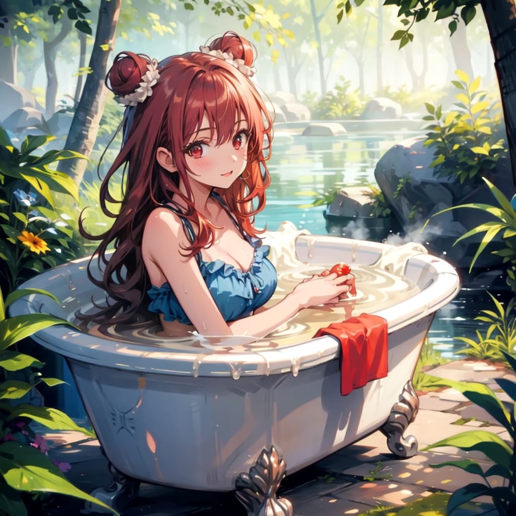 露天風呂？ | の人気AIイラスト・グラビア