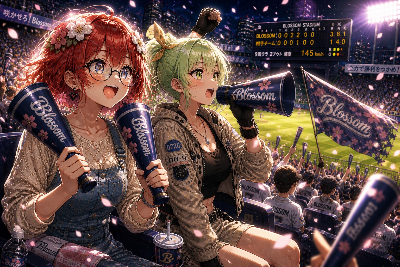 満開の声援、九回裏のBlossom
