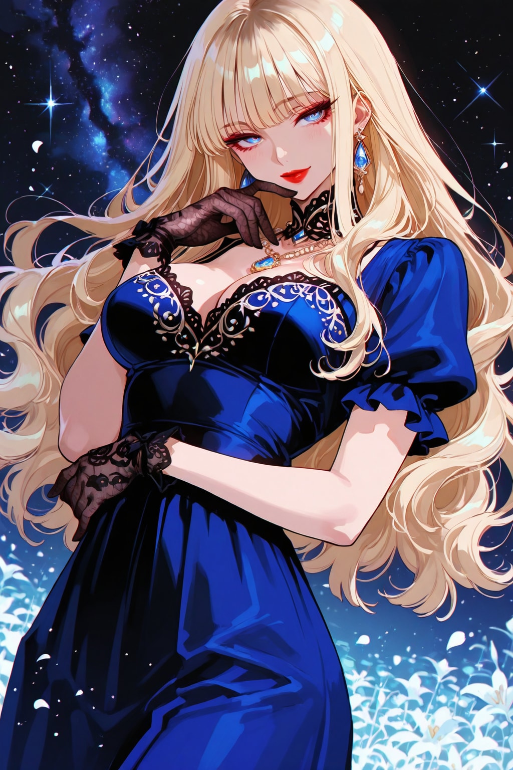 金髪碧眼の淑女
