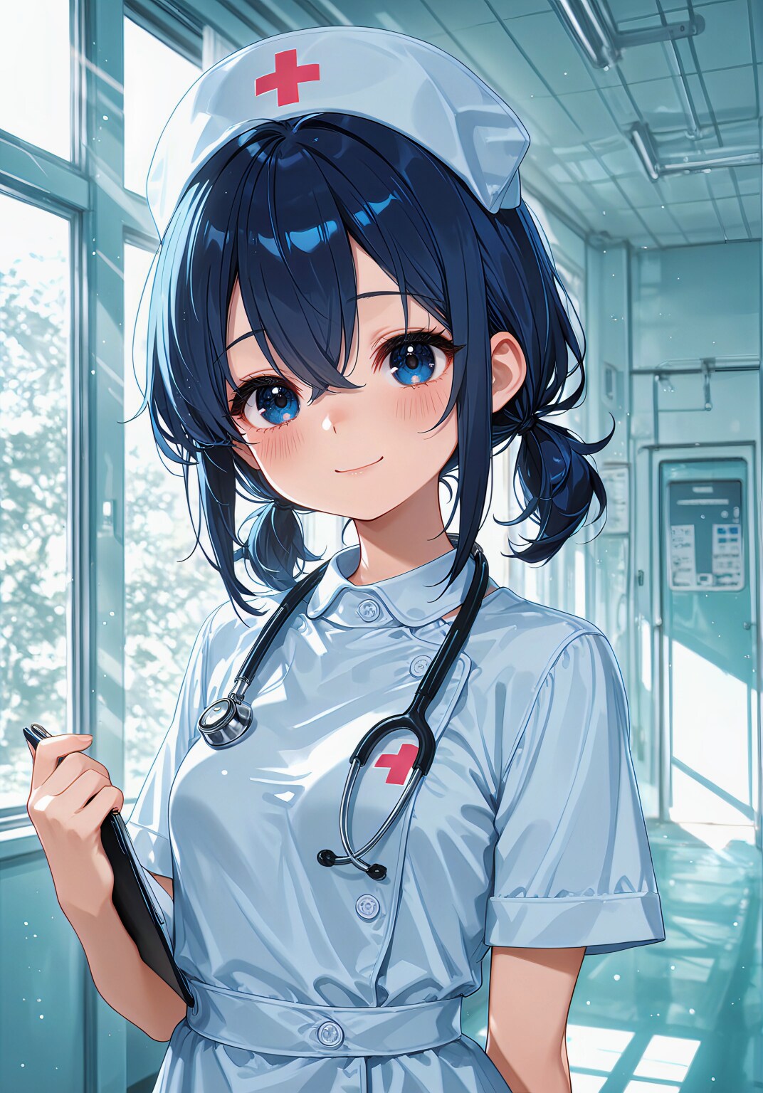 やさしい笑顔の看護師さん | の人気AIイラスト・グラビア