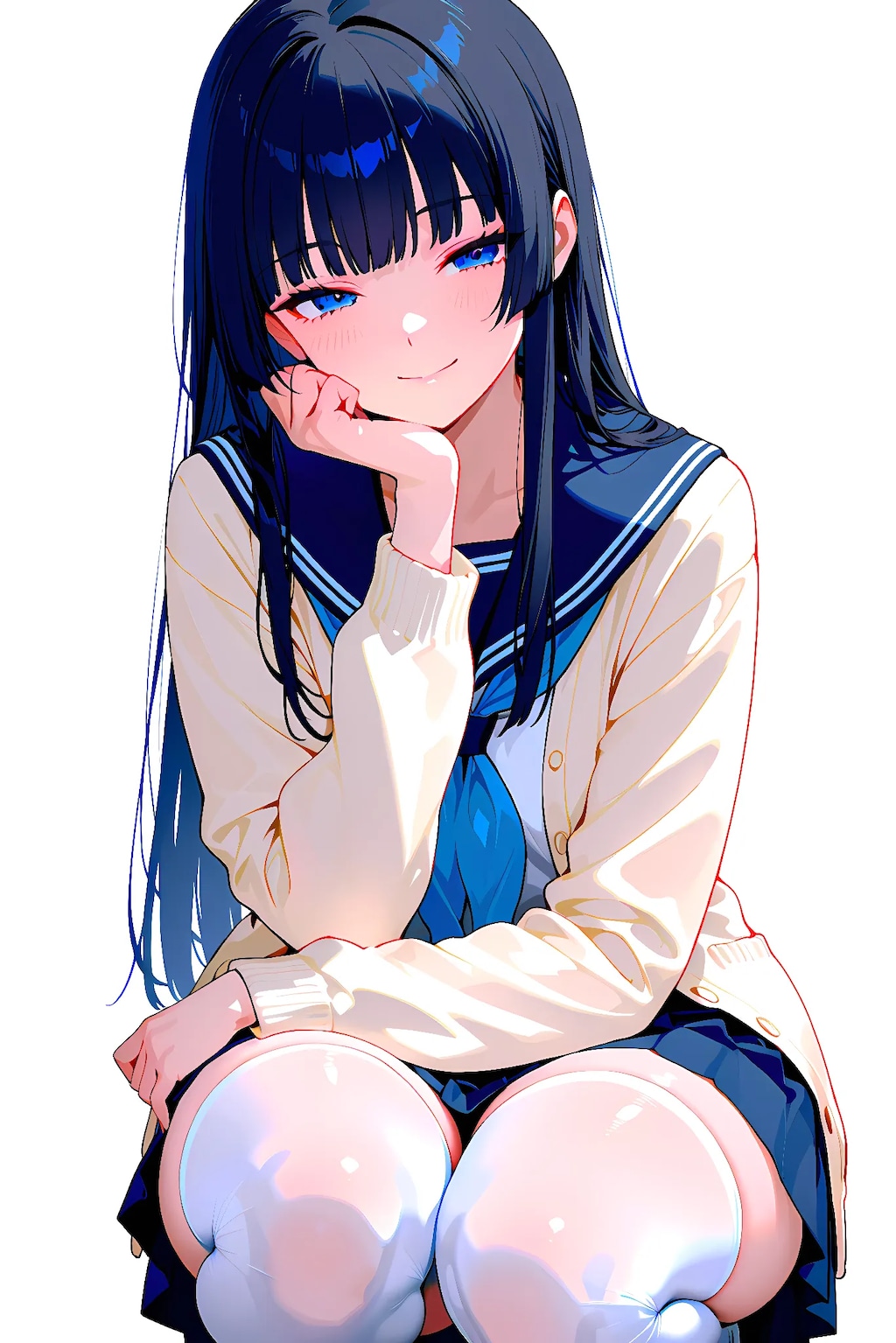 黒髪ロングちゃん