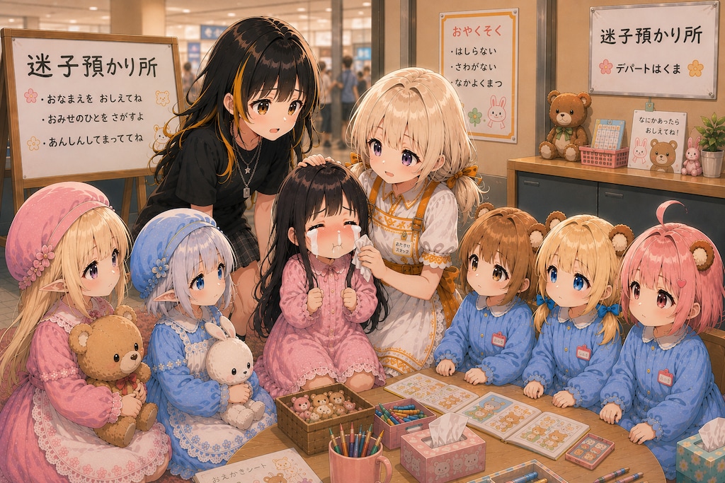 連絡用総合受付案内所と迷子預かり所