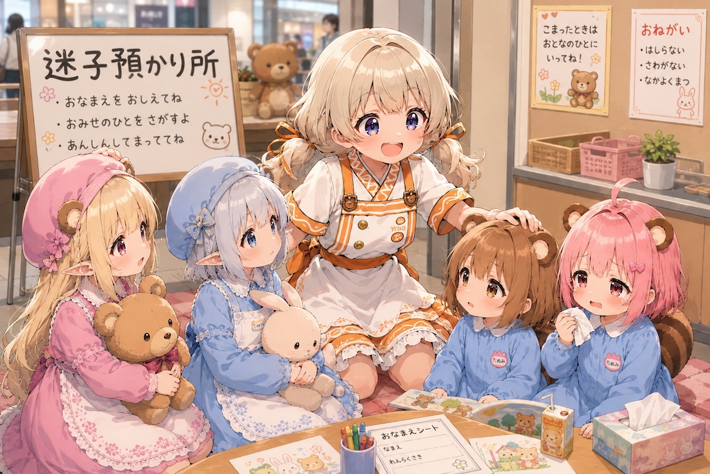 連絡用総合受付案内所と迷子預かり所