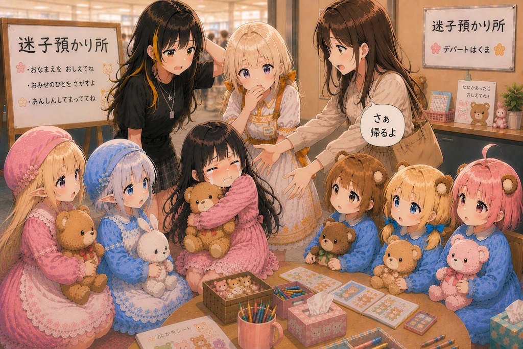 連絡用総合受付案内所と迷子預かり所